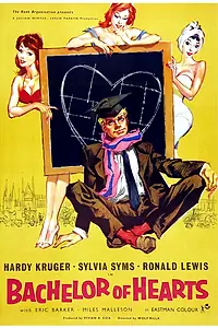 Главный постер фильма «Bachelor of Hearts (1958)»
