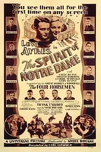 Постер к фильму «The Spirit of Notre Dame (1931)»