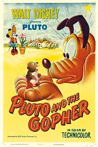 Постер к мультфильму «Плуто и суслик (1950)»