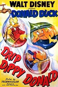 Главный постер мультфильма «Капли свели Дональда с ума (1948)»