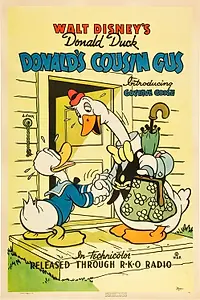 Главный постер мультфильма «Дональд и кузен Гас (1939)»