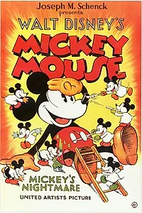 Главный постер мультфильма «Ночной кошмар Микки (1932)»