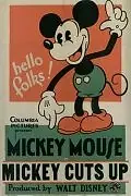 Главный постер мультфильма «Mickey Cuts Up (1931)»