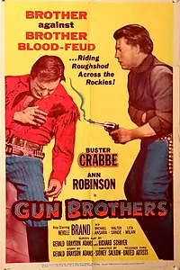 Главный постер фильма «Gun Brothers (1956)»