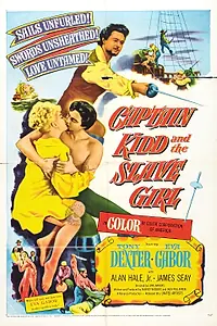 Главный постер фильма «Captain Kidd and the Slave Girl (1954)»
