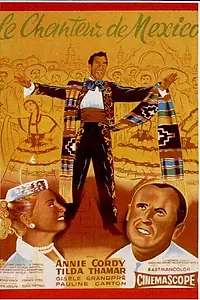 Главный постер фильма «Певец Мехико (1956)»