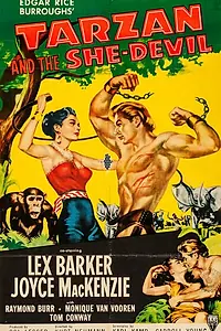 Постер к фильму «Тарзан и дьяволица (1953)»