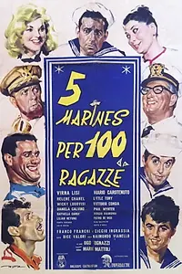 Постер к фильму «Пять моряков для ста девушек (1961)»