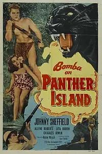 Главный постер фильма «Bomba on Panther Island (1949)»