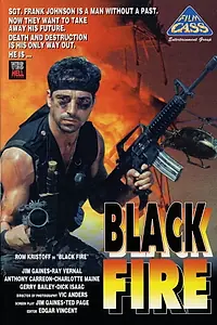 Главный постер фильма «Чёрный огонь (1985)»