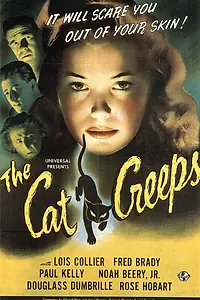Главный постер фильма «Подкрадывающаяся кошка (1946)»