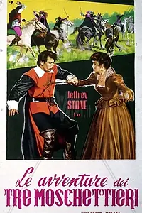 Главный постер фильма «Приключения трех мушкетеров (1957)»