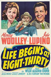 Главный постер фильма «Жизнь начинается в восемь-тридцать (1942)»