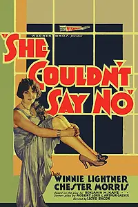 Главный постер фильма «Она не могла сказать нет (1930)»