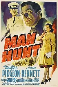 Главный постер фильма «Охота на человека (1941)»