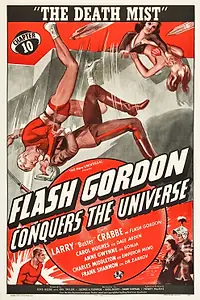 Главный постер фильма «Флэш Гордон покоряет Вселенную (1940)»