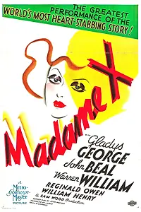 Постер к фильму «Мадам Икс (1937)»