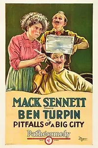 Главный постер фильма «Pitfalls of a Big City (1923)»