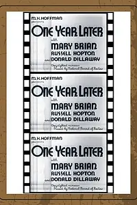 Постер к фильму «One Year Later (1933)»