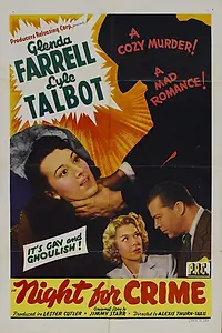 Постер к фильму «A Night for Crime (1943)»