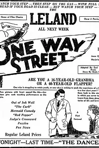 Постер к фильму «One Way Street (1925)»
