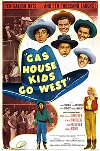 Постер к фильму «Gas House Kids Go West (1947)»