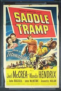 Главный постер фильма «Бродяга в седле (1950)»