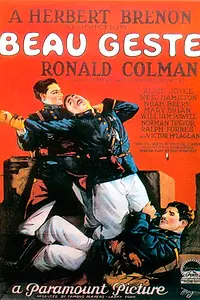 Главный постер фильма «Красавчик Жест (1926)»