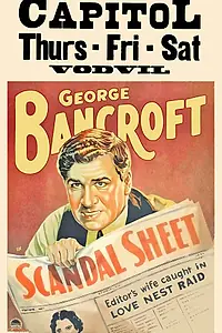 Постер к фильму «Scandal Sheet (1931)»