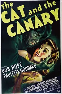 Главный постер фильма «Кот и канарейка (1939)»