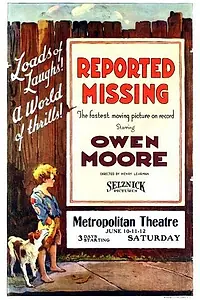 Постер к фильму «Reported Missing (1922)»