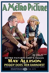 Главный постер фильма «Peggy Does Her Darndest (1919)»