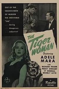 Главный постер фильма «The Tiger Woman (1945)»