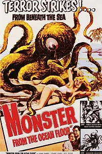Главный постер фильма «Монстр со дна океана (1954)»
