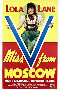 Главный постер фильма «Мисс Ви из Москвы (1942)»