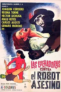 Постер к фильму «Женщины-рестлеры против робота-убийцы (1969)»