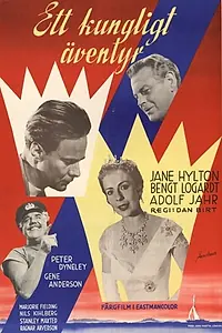Главный постер фильма «Ett kungligt äventyr (1956)»
