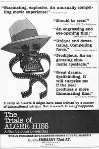 Постер к фильму «The Trials of Alger Hiss (1980)»