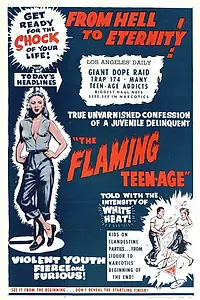 Постер к фильму «The Flaming Teen Age (1956)»