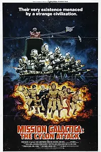 Постер к фильму «Звездный крейсер Галактика: Атака сайлонов (1979)»