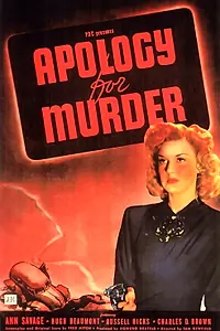 Постер к фильму «Apology for Murder (1945)»