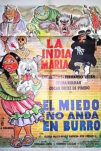 Главный постер фильма «El miedo no anda en burro (1976)»