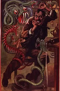 Постер к фильму «Десять ночей в баре (1909)»