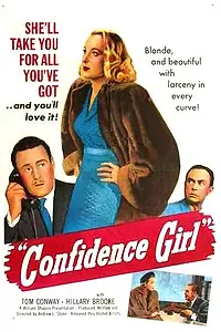 Главный постер фильма «Confidence Girl (1952)»