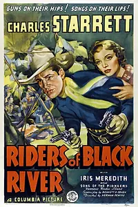 Главный постер фильма «Всадники чёрной реки (1939)»