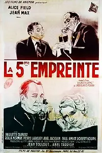 Постер к фильму «La cinquième empreinte (1934)»