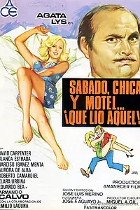 Постер к фильму «Суббота, девочка, мотель... Полный бедлам! (1976)»