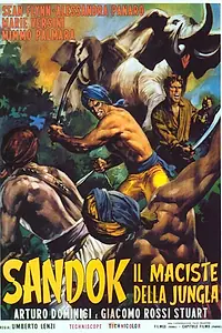 Главный постер фильма «Сандок, силач из джунглей (1964)»