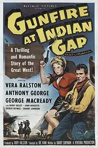 Главный постер фильма «Gunfire at Indian Gap (1957)»