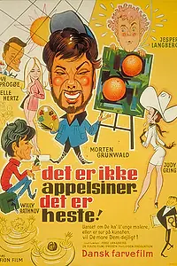 Главный постер фильма «Det er ikke appelsiner, det er heste (1967)»